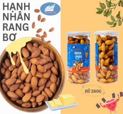HẠNH NHÂN RANG BƠ 280 gram