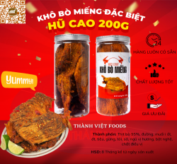 KHÔ BÒ MIẾNG 200 GR