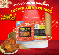 KHÔ BÒ MIẾNG 100GR