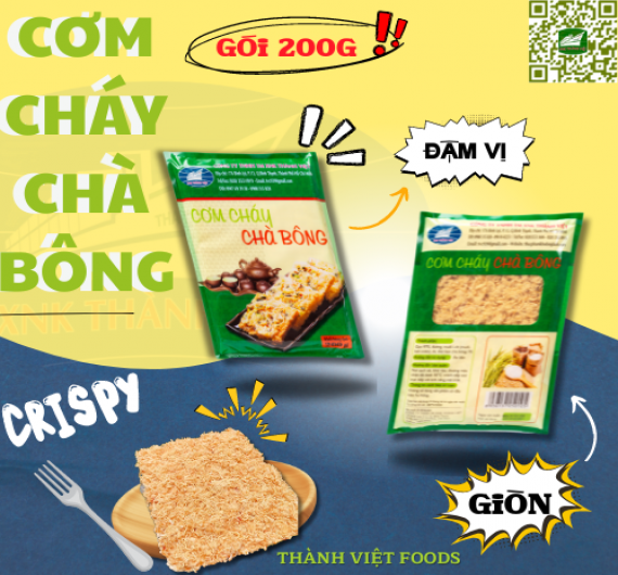 CƠM CHÁY chà bông 200 G 