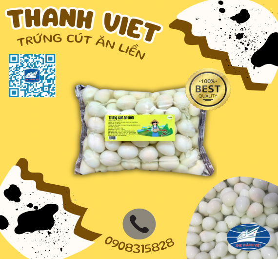 TRỨNG CÚT ĂN LIỀN CÁC LOẠI 30-50-100 TRỨNG/ TÚI