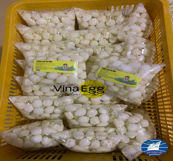 TRỨNG CÚT ĂN LIỀN CÁC LOẠI 30-50-100 TRỨNG/ TÚI