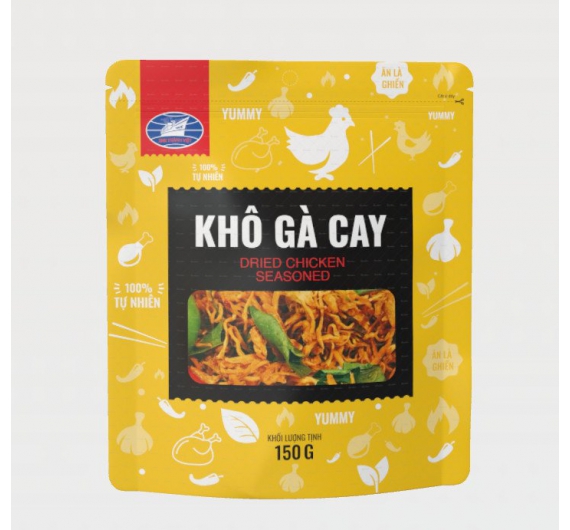 KHÔ GÀ CAY 150G