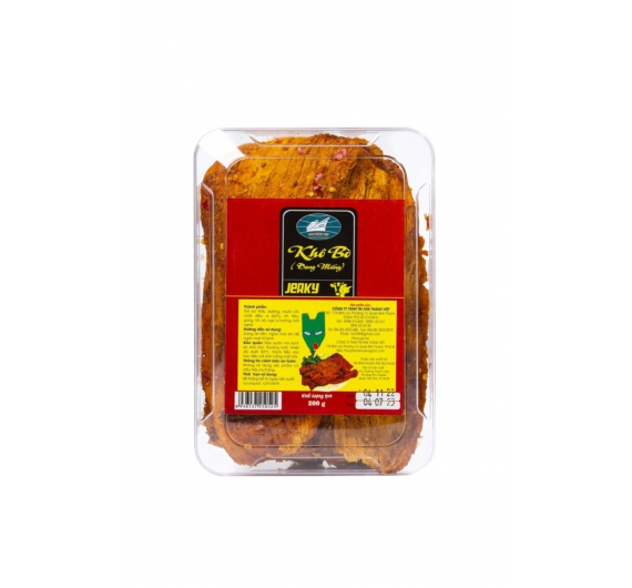 BÒ KHÔ MIẾNG HỘP 200gr